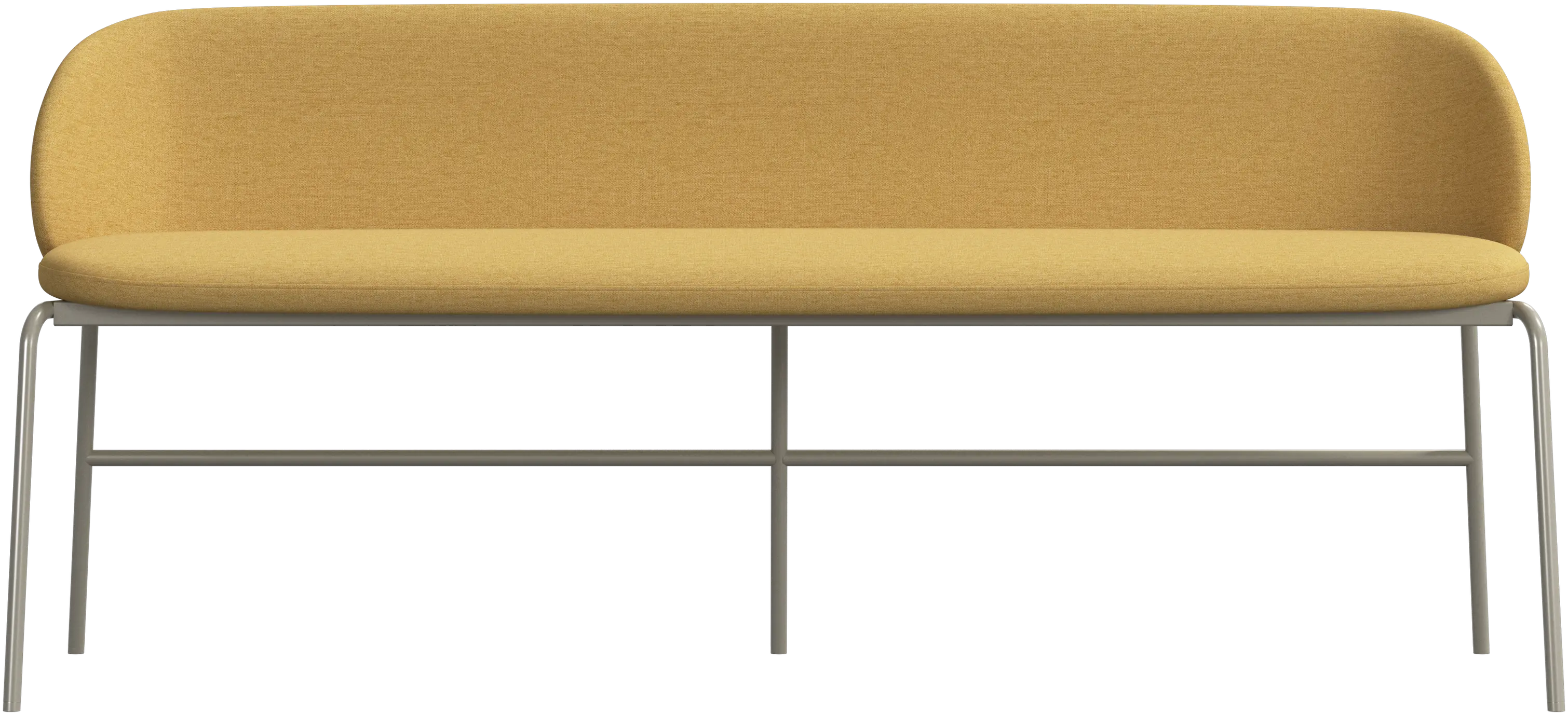 デザイナーベンチ | デンマークデザインの家具 - イエロー